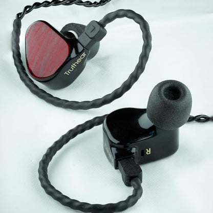 Comply 600 Core Series | Memory Foam Replacement IEM Ear Tips for Truthear, Sennheiser, Moondrop & More | Superior Noise Isolation, Ultimate Comfort, Secure Fit | TechDefender, Black, Small (3 Pairs)