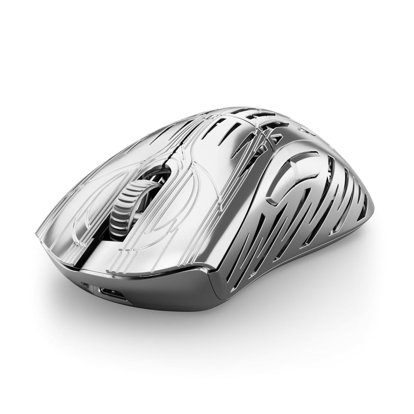 PWNAGE Stormbreaker Magnesium Wireless Gaming Mouse 8kHz - 50grams Ultralight Esports Pro Gamer Flawless Professional PAW3950 Optical Sensor 36,000 DPI - 8000Hz -100% PTFE Skates Ergo -Platinum