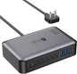 500W USB C Charger Block, 10-Port Charging Station, GaN PD 140W Type C Fast Charger Hub for MacBook Pro/Air, DELL, iPad, iPhone, Samsung Galaxy, Low Profile Flat Plug