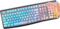 Silicone Keyboard Cover for Logitech K120 & MK120 Ergonomic Desktop USB Wired Keyboard, Logitech K120 & MK120 Keyboard Protective Skin US Layout (NOT Fit Other Model)-Colorful