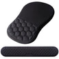 Laokiiy Ergonomic Mouse Pad with Wrist Support and Keyboard Wrist Rest Set