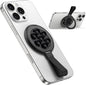 TAURI for Magsafe Suction Phone Grip - Universal Magnetic Suction Grip, 360° Rotating Hands-Free Holder, Silicone Suction Grip for iPhone 16 Pro Max/15/Android/S25,Black