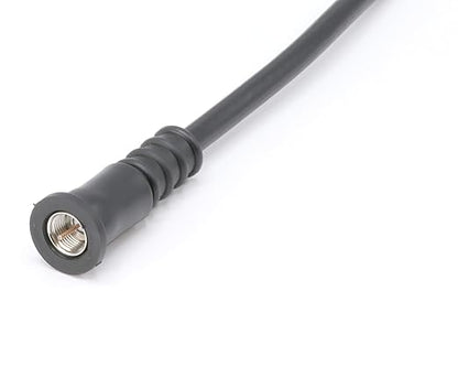 THE CIMPLE CO Coaxial Cable Weather Boot - RG6 Connectors RG59 Ends Coaxial Boots - Weatherproof (Black) - Pack of 100