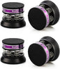 Tertullus 4pcs Spring Speaker Feet Isolation Foot 43mm×38.5mm Stand HiFi Aluminum Shock Absorber Isolation Pads Turntable Dac Feet Pad(Black)