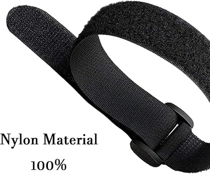 32 pcs 1-inch-wide Hook and Loop Cable Straps, 8"-12"-18"-24"-36" Adjustable Fastening Straps, Fixing and Organizing Cable Ties Set, Multi-Purpose Nylon Cinch Strap, Heavy-Duty Storage Straps