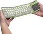 Nillkin Foldable Keyboard with Touchpad, Bluetooth Keyboard with Number Pad, Full Size Keys, Large Trackpad Small Travel Portable Keyboards for iPad Laptop PC Tablets - Green