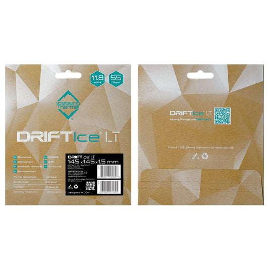 Iceberg Thermal DRIFTIce LT Thermal Pad 145 x 145mm (1.5mm) (11.8 W/mK)