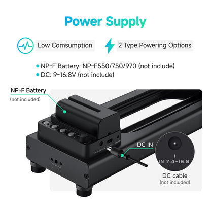 Accsoon Toprig S40 Motorized Camera Slider, 16inch