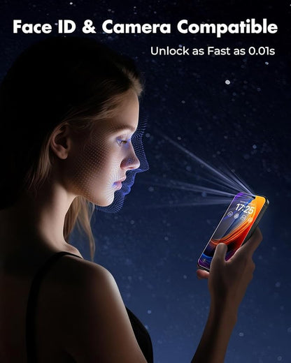 UNBREAKcable 2-Pack Screen Protector for iPhone 15 Pro, Double Shatterproof Tempered Glass [Easy Installation Frame] [9H Hardness] [99.99% HD Clear] [Case Friendly] for iPhone 6.1 inch