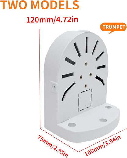 Indoor Outdoor Camera Bracket ABS Plastic Wall Mount L-Shaped Bracket for Security Dome IP Camera Mounting, Junction Box Cable Management (2.5in-SL-3PACK)