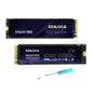 Ediloca EN600 PRO SSD 2TB PCIe 3.0 Gen 3x4, NVMe M.2 2280, Up to 3200MB/s, Internal Solid State Drive, SLC Cache 3D NAND TLC, Graphene Cooling Sticker, Storage for PC, Desktop and Laptops