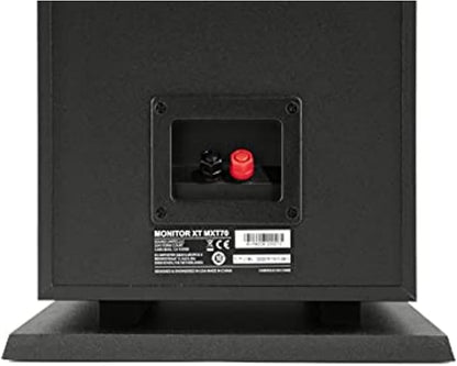 Polk Monitor XT70 Large Tower Speaker - Hi-Res Audio Certified, Dolby Atmos & DTS:X Compatible, 1" Tweeter, (2) 6.5" Dynamically Balanced Woofers, (2) 8" Passive Radiators (Single, Midnight Black)
