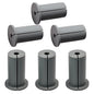 6pc Starlink Cable Grommet 1" Silicone Waterproof Wall Hole Pass Through Split Cable Bushings for TV Wire Ethernet Cord, Starlink Cable Routing Kit Accessories, 38mm/1.5" Ht, Grey