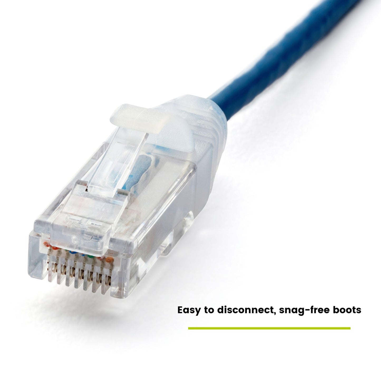 TRUECABLE Cat6 Component Rated Patch Cable, Unshielded (U/UTP), 25ft, Blue, 28AWG Stranded Pure Copper, Snagless 10G High-Speed Ethernet Cable, PoE++ 4PPoE 100W, UL Listed, RoHS-3, 5 Pack