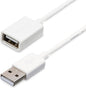 StarTech.com 1m White USB 2.0 Extension Cable Cord - A to A - USB Male to Female Cable - 1x USB A (M), 1x USB A (F) - White, 1 Meter (USBEXTPAA1MW)