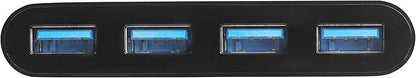 StarTech.com 4-Port USB-C Hub - Portable USB-C to 4x USB-A Hub - Bus-Powered USB 3.0 (5Gbps) Type-C Hub - USB 3.0 Port Expander (HB30C4AB)