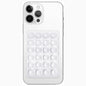 Anteel Silicone Suction Phone Case Mount, Non Slip Sticky Phone Grip for Cellphone, Silicon Adhesive Suction Cup Phone Mount, Strong Grip Holder for Selfies and Videos (Light Pink)