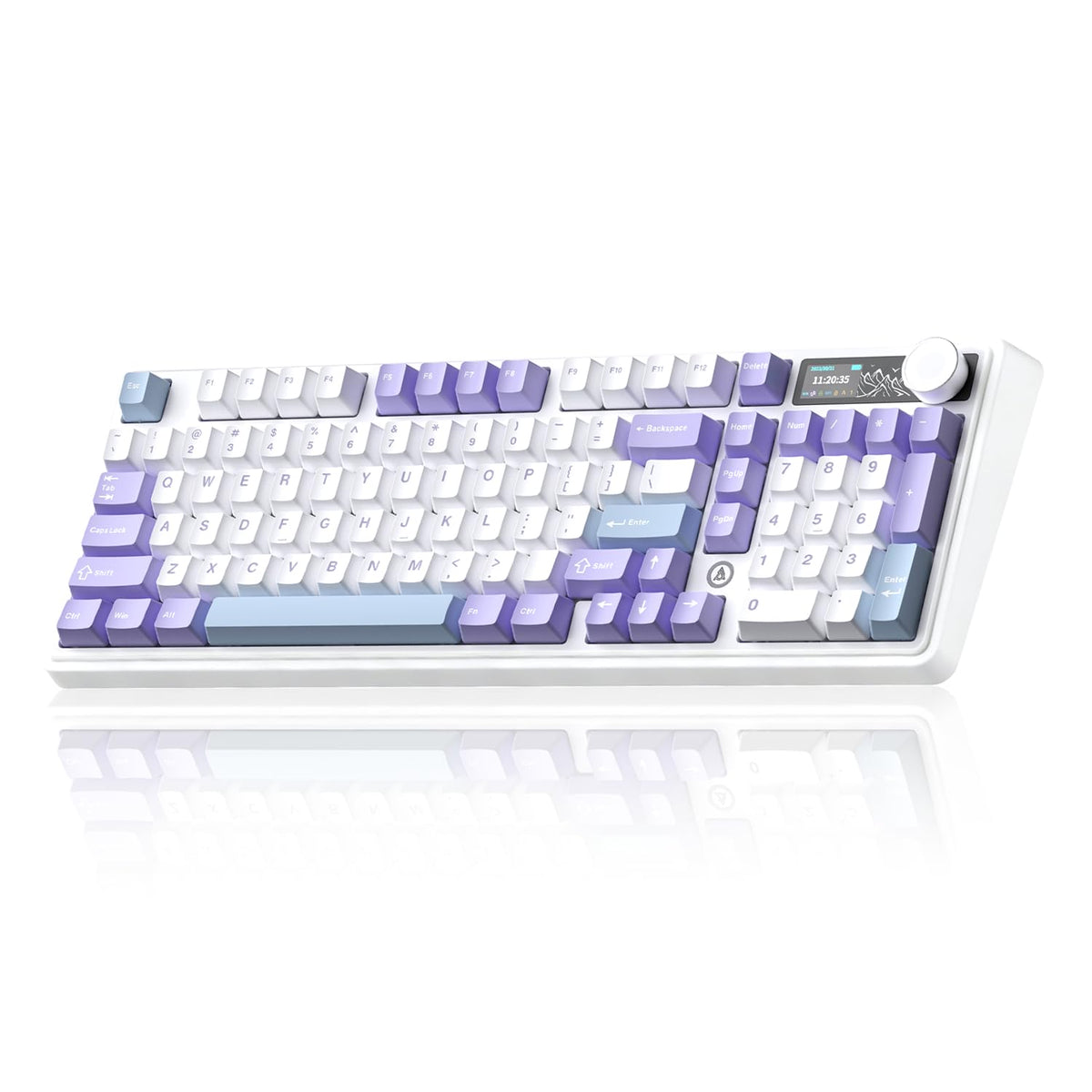 AJAZZ AK980 97% Wireless Mechanical Keyboard, 1.14" TFT Display & Knob