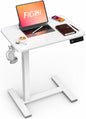 FiCiHi 28 Inch Small Electric Standing Desk, Adjustable Mobile Laptop Desk