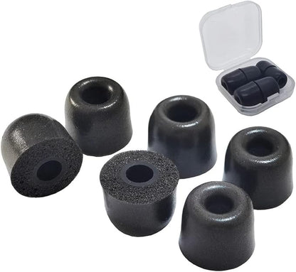 Memory Foam Tips for JayBird Earbuds Series 60S Slow Rebound Replacement Ear Tips for JayBird Tarah JayBird Run Air JayBird Freedom JayBird X4 X3 X2 Earbuds 3 Pairs M