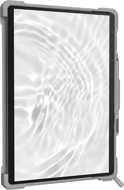 URBAN ARMOR GEAR UAG Designed for Microsoft Surface Pro 11/10/9 Case Plasma Healthcare White/Gray Dropproof Rugged Protective Cover with Multi-angle Built-in Kickstand Pen Holder Hand & Shoulder Strap