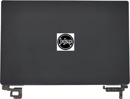 Replacement LCD Back Cover Rear Top Lid with Hinges for Dell Latitude 15 3520 E3520 Series Laptop,New Dell Latitude 3520 Back Cover and Hinge P/N: 17XCF 017XCF Black