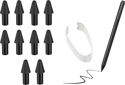 10-Pack Replacement Nibs for Remarkable Paper Pro Pen Stylus Pen, Durable Replaceable Spare Tips for Precise Writing and Sketching + Tool for Easy Installation