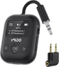 YMOO Bluetooth 5.4 Transmitter Receiver for Airplane, Wireless Bluetooth Adapter Travel Essentials, Supports to 2 Headphones, 25H Playtime, 2-in-1 Adapter with LED Display for TVs Gym Car Home