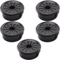1-Inch Cable Grommets Petal-Shaped Buckle Type Wire Hole Cover for Cord Management and Protection of Cabinet, 5PCS 25mm