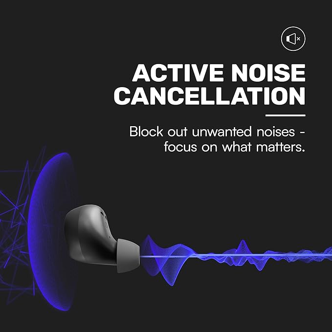 Raycon Everyday Earbuds (2024 Edition) - Bluetooth True Wireless in-Ear Buds with 32 Hours Playtime, Multpoint Technology, Extreme Comfort, and Active Noise Cancellation (Royal Blue)