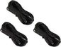 Three Pack of YCS Basics 25 Foot 3.5mm Stereo Headphone/AUX Extension Cable Male/Female