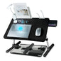 iXTRA Adjustable Laptop Lap Desk with Cooling Fan USB Light for Adults 60x40cm,Grey