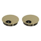 2 Pack Desk Grommet 2-1/8 Inch 53mm, Zinc Alloy Computer Desk Wire Hole Cover, Office Desktop Cord Cable Hole Metal Ring, Bronze Tone