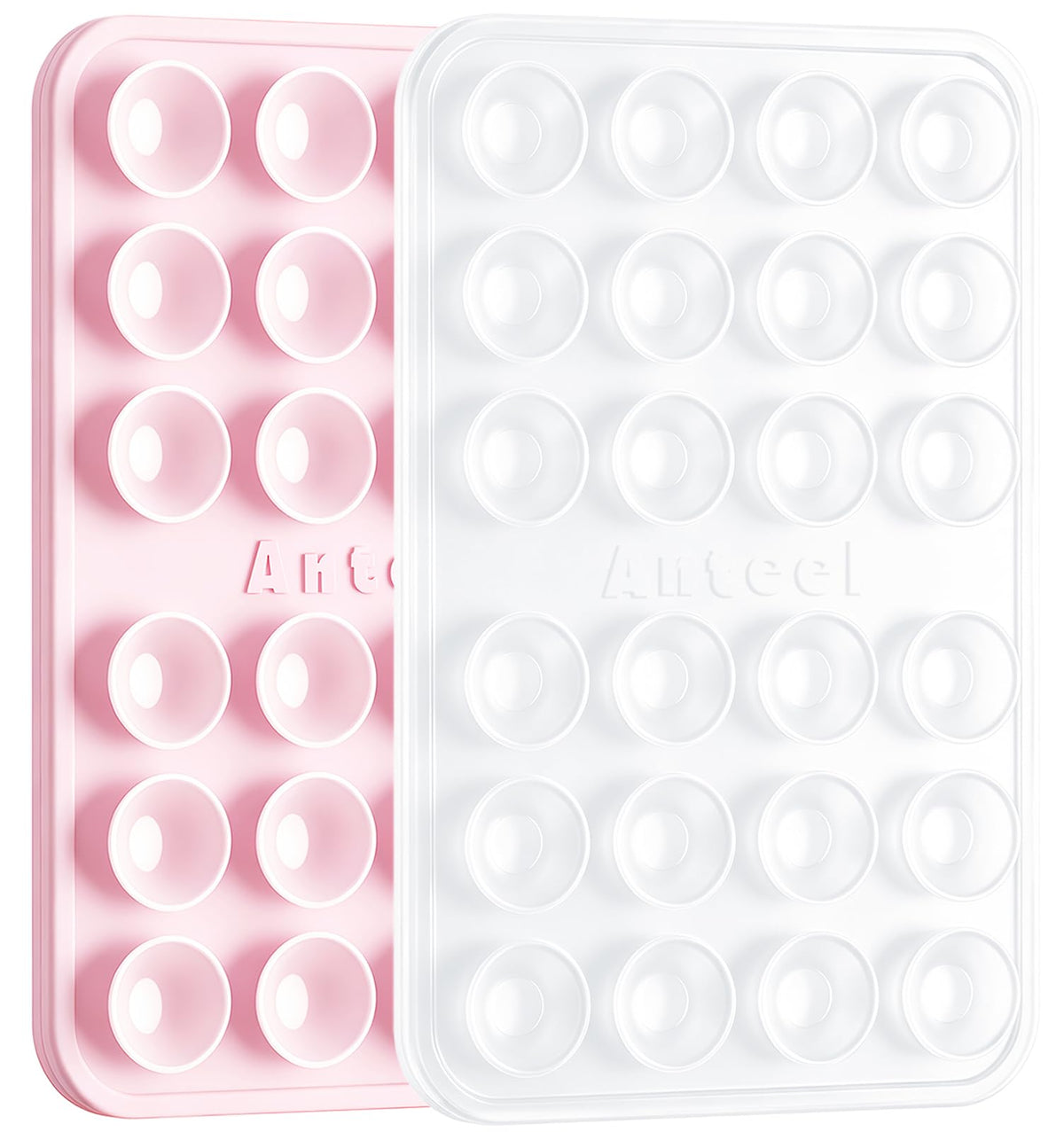 JingJinYY Anteel Classic - Silicone Suction Phone Case Adhesive Mount - Enhanced Suction Power and Upgraded Thickened Sticky Phone Grip, Durable, Hands-Free Sticky Phone Holder, 2.28"x3.46" (LPK&TP)