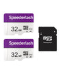 Speederlash Micro SDHC Memory Card 32GB 2Pack, 90MB/s, U1, A1, with Adapter