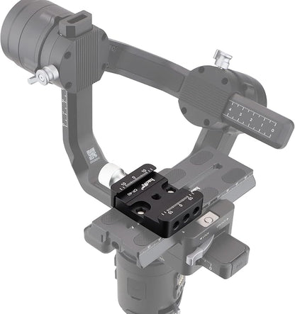 Haoge CP-40 DSLR and Mirrorless Quick Release Clamp for Arca-Type Standard Conversion Heighten Riser Compatible with DJI Ronin S/SC ZHIYUN Crane Series Weebill S Gimbal Manfrotto Tripod Ball Head