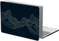 Compatible with MacBook Air 13.3 13.6 Inch Case 2022 2021 2020 2019 Plastic Hard Shell Case Cover,13.6 Air (A2681) M2 2022, Dark Mountains