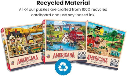 MasterPieces - 500 Piece Jigsaw Puzzle, Large EZ Grip Shapes, The Bird’s Nest, Fun for Adults, Seniors, Family, Kids, 19.25" x 26.75"