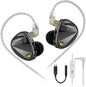 KZ Vader Pro in-Ear Monitors Gaming Earbuds, Triple Dynamic Driver IEM with 4 Tuning Switches, Clarity in All Frequency Stereo Sound Comfortable Noise Isolating Earphones for Stage and Studio (NNMIC)