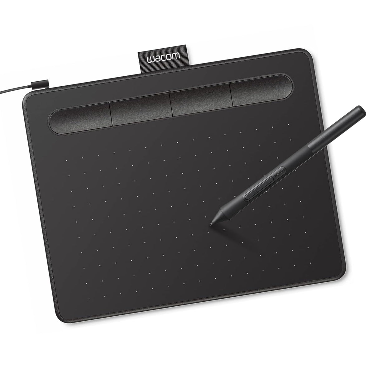 Wacom Intuos Medium, Bluetooth Graphic Drawing Tablet with Pen + Software