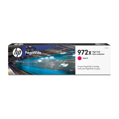 HP 972X PageWide High Yield Magenta Ink Cartridge | Works with Pro 452, 477, 552dw, 577 Series | L0S01AN