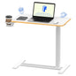 FLEXISPOT 28" Mobile Standing Desk Pneumatic Lift Computer Workstations