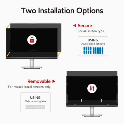 bersem 2 Pack 24 Inch Computer Privacy Screen for 16:9 Ratio Monitors