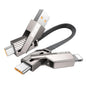 Vexipia 4-in-1 USB C Cable 60W 3FT Compatible with Lightning Cable