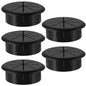 HYCC 10 Pack 2 Inch Flexible Desk Grommet,Organize Wires and Cables on Office Equipment, Computer Components, Entertainment Systems Effectively - Color: Black