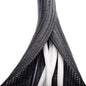 ZhiYo 20ft - 4/5 inch Cable Sleeve, Cord Wrap Wire Protector Tubing for Pets, PC Cable Wrap, Computer Cable Management Sleeve - Black