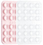 PKYAA Anteel Max - Silicone Suction Phone Case Adhesive Mount, Upgraded Super Strong Grip, Durable, Easy to Use, Hands-Free Sticky Phone Holder for Selfies, Tiktok Videos, 2.56"x3.94" (Translucent)