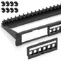 Everest 24 Port Keystone Patch Panel (10-Pack) - Removable 6-Port Panels