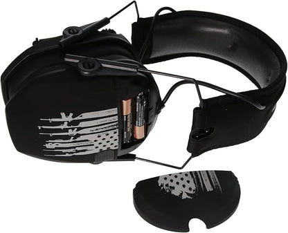 Walker's Razor Slim Ultra Low Profile Compact Design Adjustable Range Shooting Hunting Hearing Protection Electronic Earmuffs