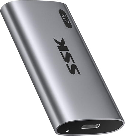 SSK 2TB Portable SSD External Hard Drive Solid State Drive Up to 550MB/s